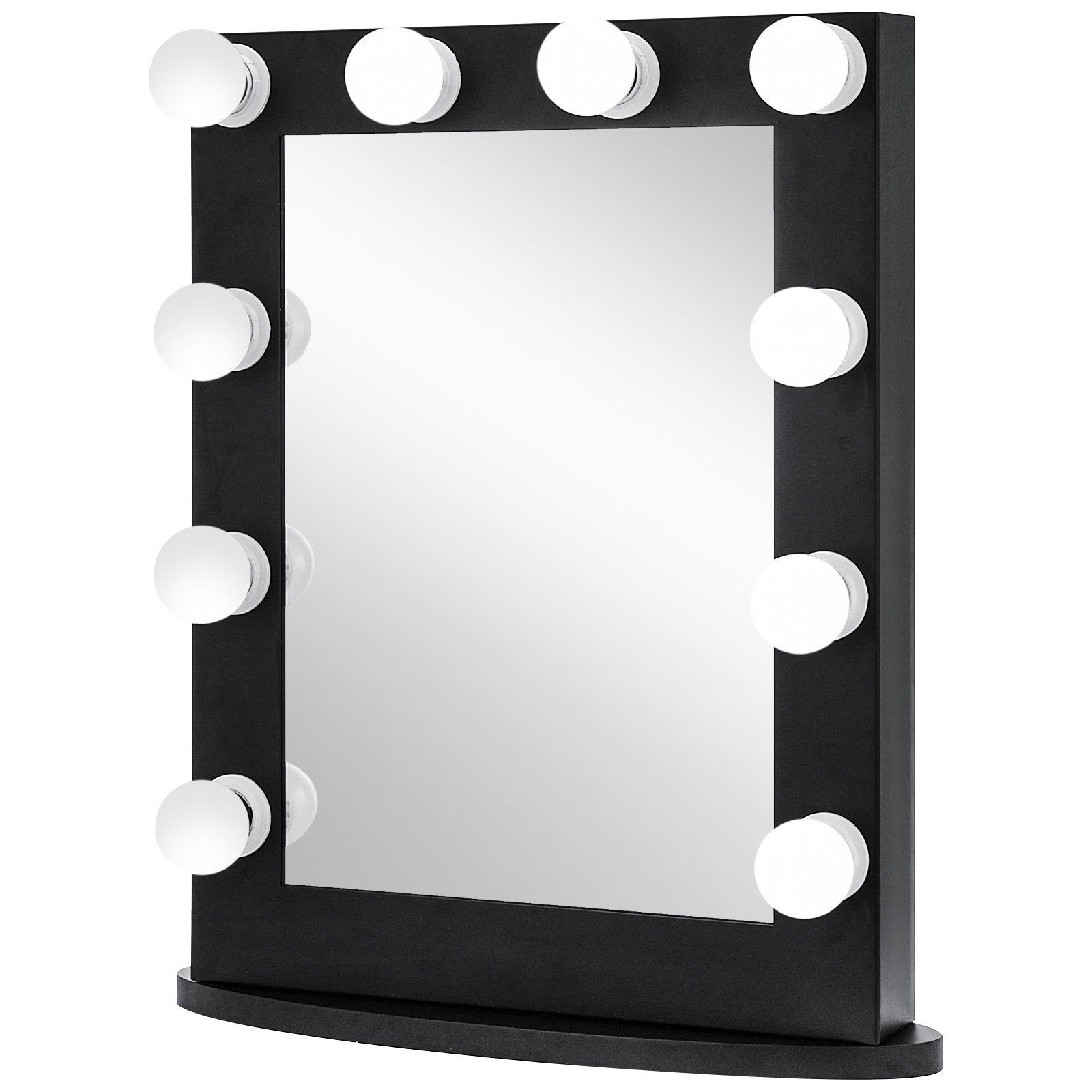 Large Hollywood Makeup Mirror Vanity Lighted 12 Led Bulbs Tabletop Or Wall