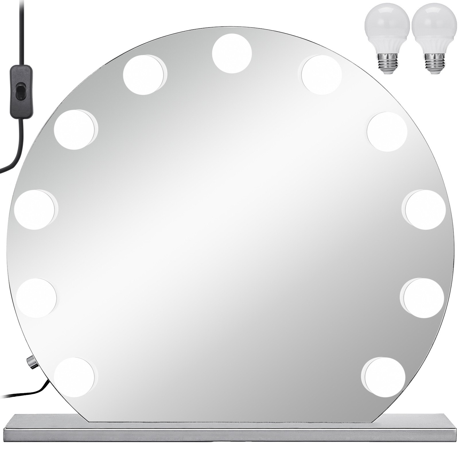 Hollywood Makeup Vanity Mirror Lighted Makeup Mirror Beauty Brightness Adjust