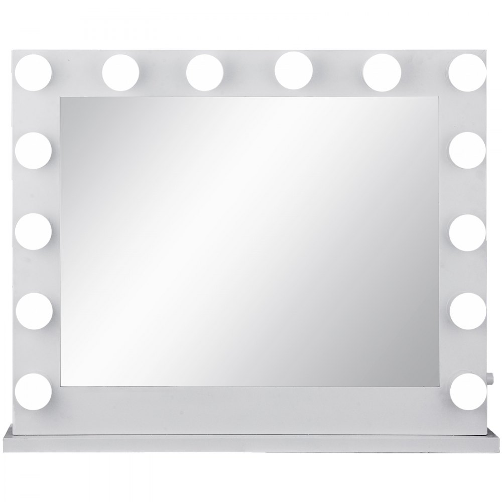 Hollywood Makeup Vanity Mirror Lighted Mirror Dimmer White+led Bulbs