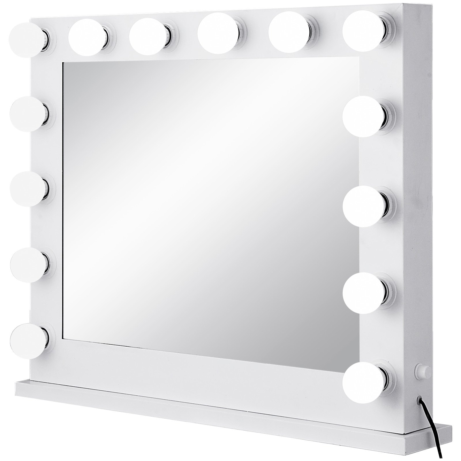 Hollywood Makeup Vanity Mirror Lighted Mirror Dimmer White+led Bulbs