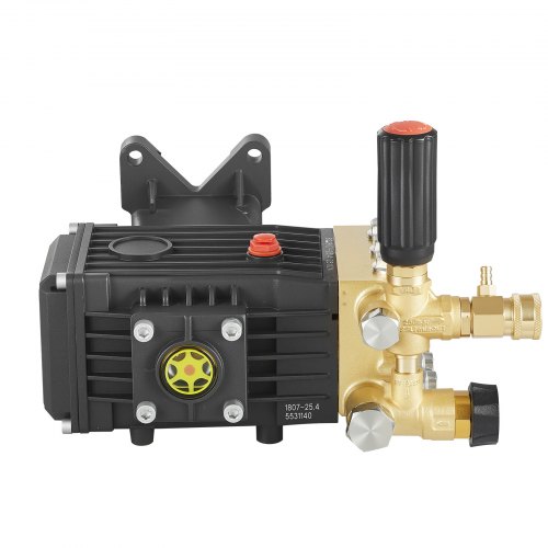 Pressure Washer Pump, 1 Shaft Horizontal Triplex Plunger, 4000 PSI, 4.0GPM, Replacement Power Washer Pumps Kit with 5 Nozzles, Compatible with Simpson MorFlex 40224, 40225, 40226, Santoprene Pressure Washer Pump, 1 Shaft Horizontal Triplex Plunger, 4000 PSI, 4.0GPM, Replacement Power Washer Pumps Kit with 5 Nozzles, Compatible with Simpson MorFlex 40224, 40225, 40226, Santoprene