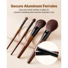 VEVOR 9PCS Makeup Brush Set for Foundation Blending Eyeshadow with Soft Bristles
