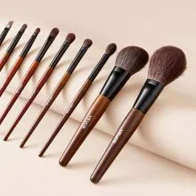 VEVOR 9PCS Makeup Brush Set for Foundation Blending Eyeshadow with Soft Bristles