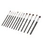 VEVOR 34-Piece Makeup Brush Set, Professional Brushes Kit for Foundation Blending Eyeshadow Concealer Blush - with Soft Bristles, Ergonomic Wood Handle, Travel-Friendly Case Included