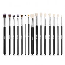 VEVOR 15PCS Makeup Brush Set for Foundation Blending Eyeshadow with Soft Bristle
