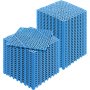 VEVOR Interlocking Tile 50PCS Blue, Drainage Tiles 12" x 12" Splicing, Soft PVC Interlocking Drainage Floor Tiles, Non-Slip Drainage Holes for Restroom, Bathroom, Kitchen, Pool, Wet Areas