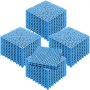 VEVOR Modular Interlocking Cushion, 50 Pack 30 x 30 cm Splicing Drainage Mats, Soft PVC Interlocking Drainage Floor Tiles, Non-Slip Drainage Holes for Restroom, Bathroom, Kitchen, Pool, Wet Area, Blue