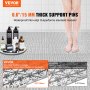 VEVOR reteszelő vízelvezető padlószőnyeg 12" x 12" PVC csúszásmentes padlólapok 12 csomag