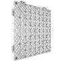 VEVOR drainage tiles in gray with interlocking design and square grid pattern for efficient water flow.