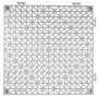 VEVOR Modular Interlocking Cushion, 50 Pack 30 x 30 cm Splicing Drainage Mats, Soft PVC Interlocking Drainage Floor Tiles, Non-Slip Drainage Holes for Restroom, Bathroom, Kitchen, Pool, Wet Area, Gray