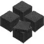 Azulejos entrelazados VEVOR, 55 unidades, negros, de drenaje, 30 x 30 cm, empalme, de PVC blando, con orificios de drenaje antideslizantes para baños, cocinas, piscinas y zonas húmedas.