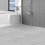 VEVOR Modulární zámková podložka, balení 55 kusů, spojovací drenážní rohože 30 x 30 cm, měkké PVC zámkové drenážní dlaždice, protiskluzové drenážní otvory pro toaletu, koupelnu, kuchyň, bazén, mokré prostory, šedá