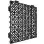 VEVOR Modular Interlocking Cushion, 12 Pack 12" x 12" Splicing Drainage Mats, Soft PVC Interlocking Drainage Floor Tiles, Non-Slip Drainage Holes for Restroom, Bathroom, Kitchen, Pool, Wet Areas, Blac