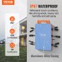 VEVOR Solar Grid Tie Micro Inverter 1200W Vanntett IP67 Solar Micro Inverter APP WIFI