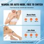 VEVOR IPL Hair Removal, Permanent Hair Removal with Sapphire Ice Cooling System, Painless At-Home Hair Removal Device for Women Men, Auto/Manual Modes, 5 Levels for Body & Face