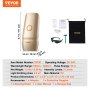 VEVOR IPL Hair Removal Laser Hair Remover with Ice Cooling Dual Modes 5 Levels