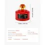 VEVOR Safety Gas Can, 9.5 L Type I Red Safety Can for Gasoline with Stainless Steel Flame Arrester, Self-Closing Lid, and PE Funnel, Carbon Steel Flammable Storage Container with Ergonomic Handle