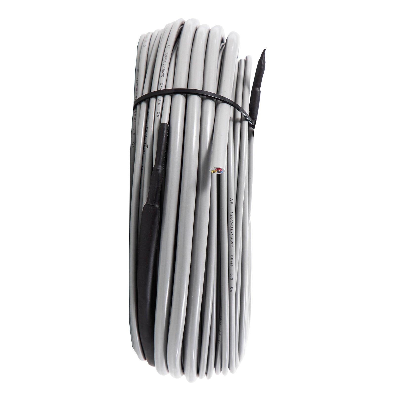 VEVOR Ditra Floor Heating Cable,1425W 120V Floor Tile Heat Cable,372.2 FT Long,112.6 sqft,with Convenient Temperature Control Panel,No Noise or Radiation