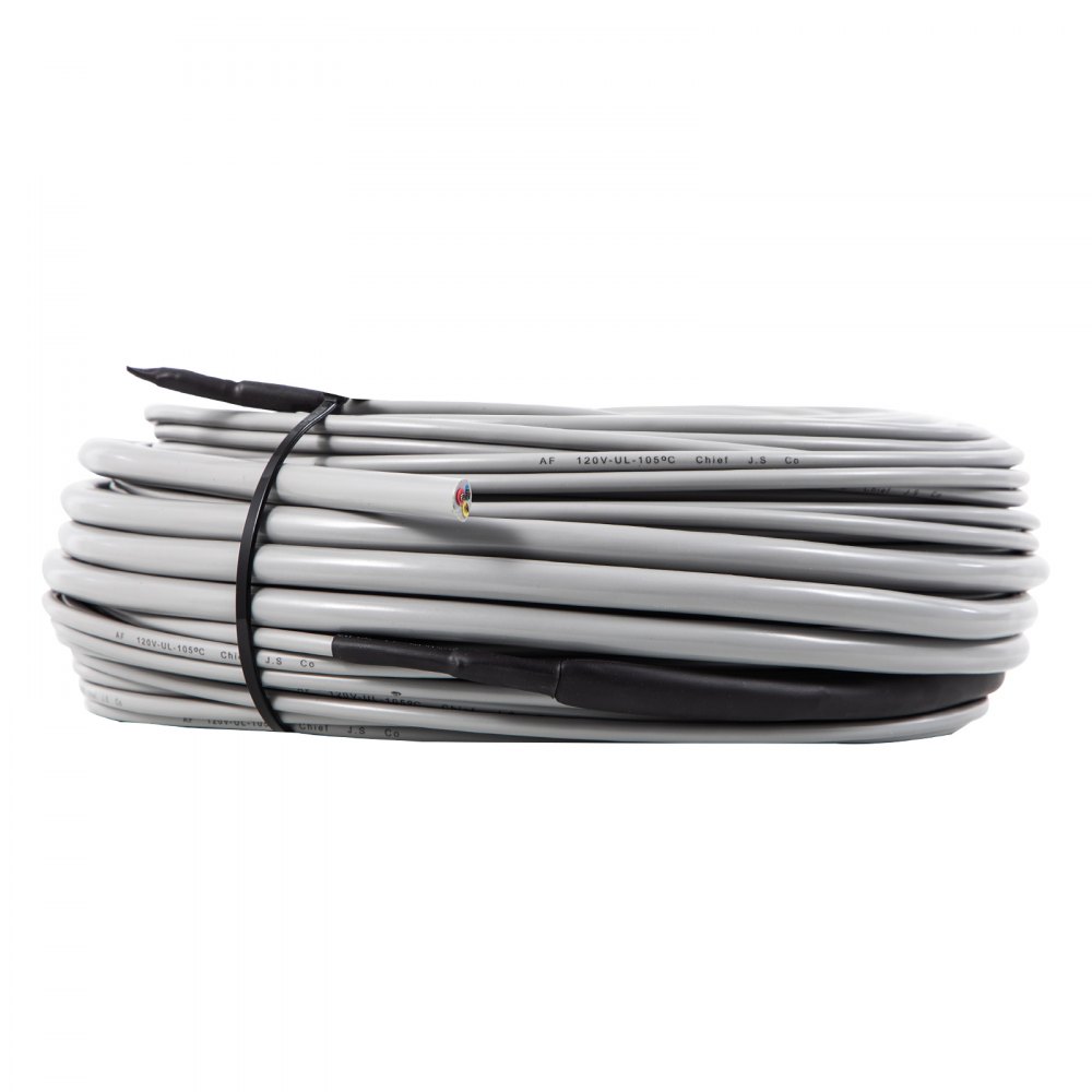 VEVOR Floor Heating Cable 134.3 Square Feet Durable Floor Tile Heat Cable, Waterproof and Insulated, with Convenient Temperature Control Panel, Rapid Heating Cable Under Floor w/No Noise or Radiation