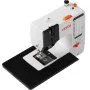 VEVOR Máquina de coser, máquina de coser portátil para principiantes con 38 puntadas integradas y costura inversa, máquina de coser de doble velocidad con pedal de mesa de extensión, kit de accesorios para viajes en casa familiar