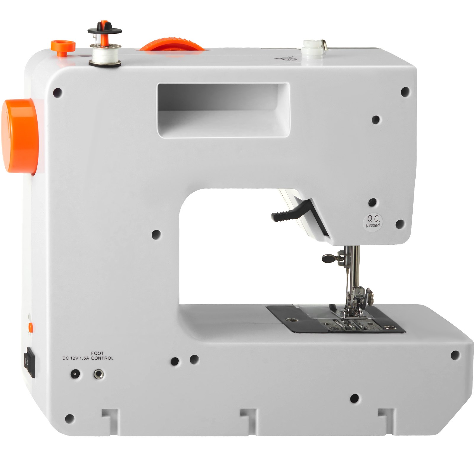 VEVOR Sewing Machine, Portable Sewing Machine for Beginners with 38 Built-in Stitches & Reverse Sewing, Dual Speed Sewing Machine with Extension Table Foot Pedal, Accessory Kit Family Home Travel