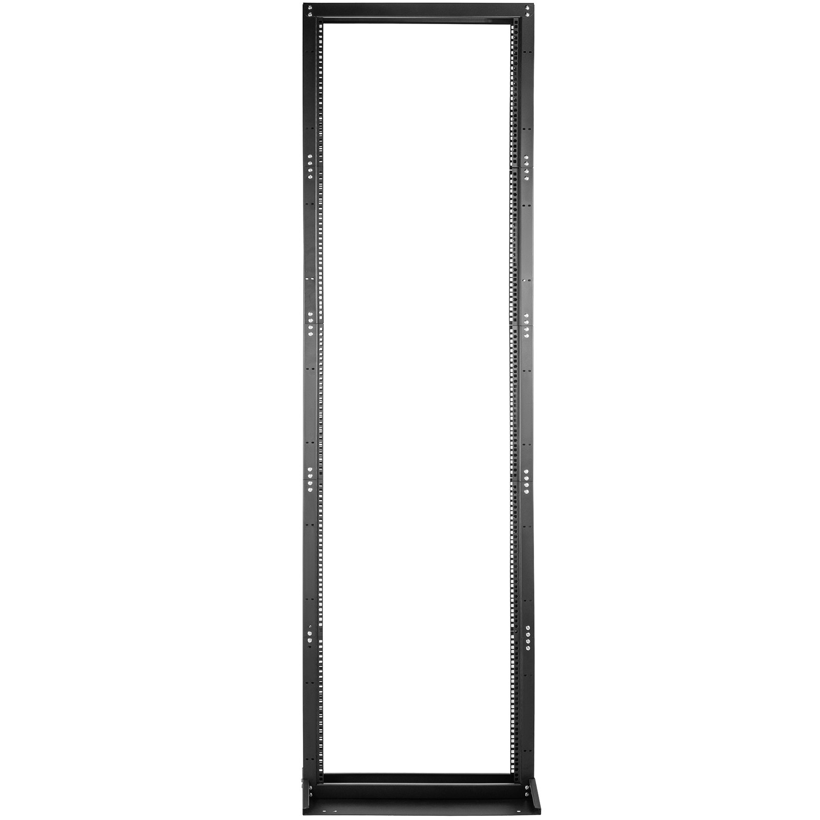 VEVOR Server Rack, 45U Open Frame Rack, 2-Post IT Server Network Relay Rack, 19 Inch Server/Audio Network Equipment Rack Cold Rolled Steel, Heavy Duty Threaded Rack, Holds Network Servers & AV Gear