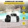 VEVOR Swimming 0.5HP 550W SPA 325 L/Min Hot Tub Water Circulation Pump Above Ground Pool and Whirlpool Bath, Black