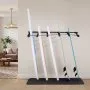 VEVOR Surfboard Wall Mount, 5 Tiers Vertical Surfboard Rack for Storage and Display, Adjustable Metal Board Stand Organizer with Sponge Pad, Surf Board Holder for Snowboards, Kiteboards, Shortboard