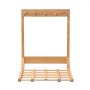VEVOR Vertical Surfboard Stand, 4 Tiers Wooden Surfboard Rack for Storage and Display, Freestanding Board Stand Organizer, Surf Board Holder for Wakeboards, Snowboards, Kiteboards, Shortboard, Skis