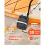 Paddle Board Pump 20PSI Electric SUP Air Pump with Auto-Off for Inflatable Boats