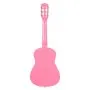 VEVOR Classical Guitar, 30 Inch, Wood Classical Guitar Starter Kit for Beginners, with Nylon Strings, Gig Bag, Strap, Tuner, Extra Strings, Picks, Capo, Basswood, for Kids Girls Boys Students, Pink