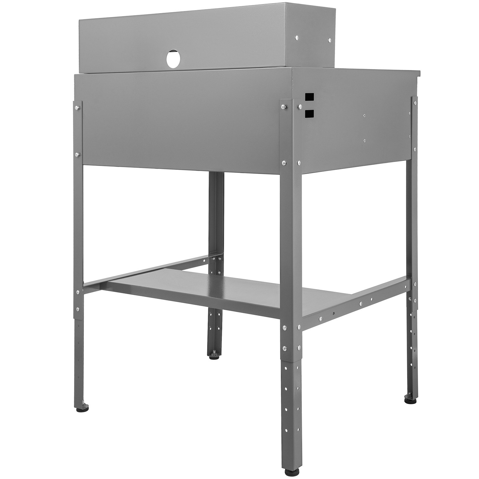 VEVOR Steel Office Desk Standing Height Adjustable Flat Top Desk Computer Table