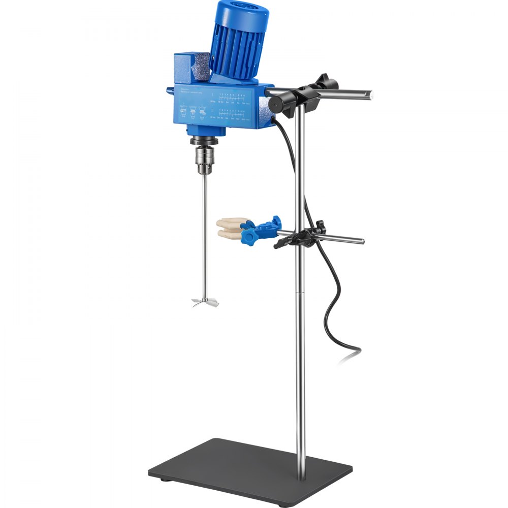 Digital Laboratory Overhead Stirrer 2000rpm Mixer 20l 110v Industrial Liquid