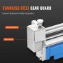 VEVOR Slip Roll Machine, 12.6 inches Forming Width in 20 Gauge Capacity, Sheet Metal Slip Roller Rolling Bending Machine, with 2 Detachable Rollers for Low Carbon Steel Copper Aluminum Alloy Sheet
