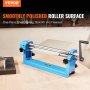 VEVOR Slip Roll Machine, 24 inches Forming Width in 16 Gauge Capacity, Sheet Metal Slip Roller Rolling Bending Machine, with 2 Detachable Rollers for Low Carbon Steel Copper Sheet Aluminum Alloy Sheet