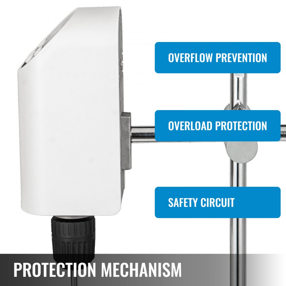 VEVOR Electric Overhead Stirrer Overhead Lab Mixer 20 L Digital Overhead Stirrer