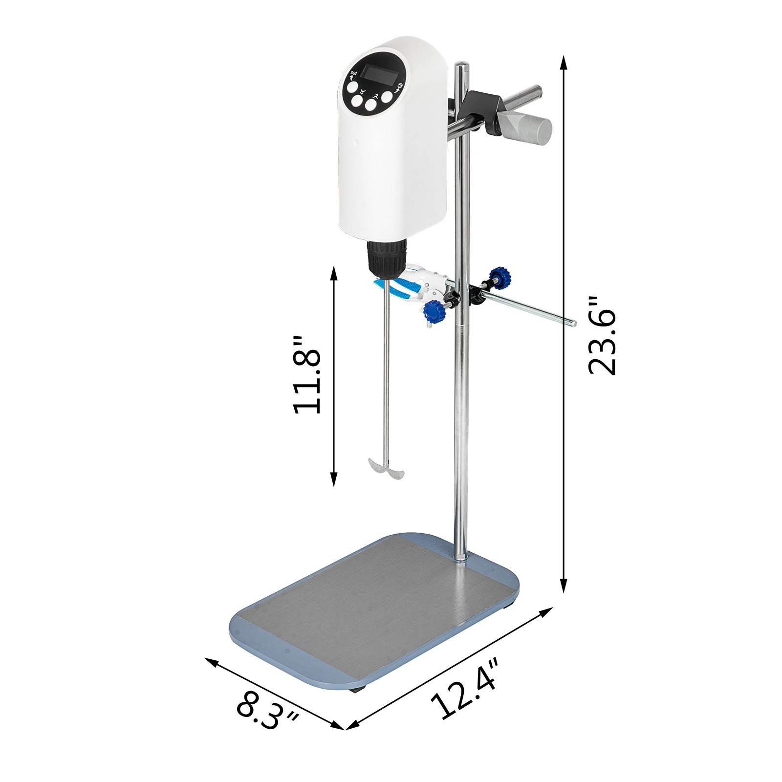 VEVOR Electric Overhead Stirrer Overhead Lab Mixer 20 L Digital Overhead Stirrer