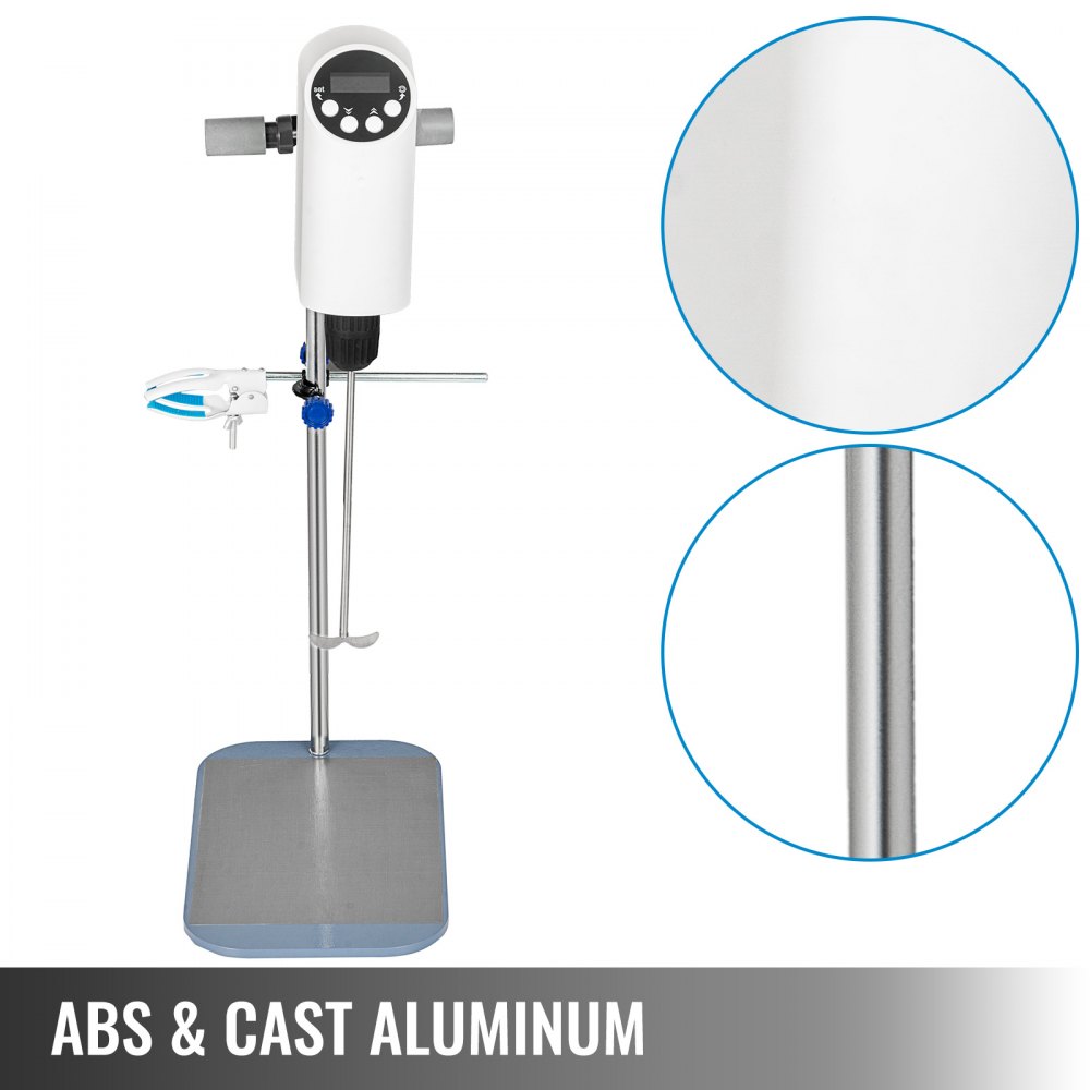 VEVOR Electric Overhead Stirrer Overhead Lab Mixer 40 L Digital Overhead Stirrer