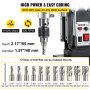 VEVOR Magnetic Drill, 1100W 1.57" Boring Diameter, 2697lbf/12000N Portable Electric Mag Drill Press with 12 Drilling Bits, 580 RPM Max Speed Drilling Machine for any Surface and Home Improvement