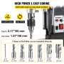 VEVOR Magnetic Drill, 1100W 1,57" Boring Diameter, 2697lbf/12000N Portable Electric Mag Drill Press with 7 Bits, 580 RPM Max Speed ​​Drilling Machine για οποιαδήποτε επιφανειακή και οικιακή βελτίωση