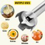 VEVOR Commercial Shaft, 16" Immersion Blender Shaft, Heavy-Duty Stainless Steel Commercial Mixer Shaft, Detachable Stick Blender Commercial, Silver Blender Shaft, Stick Mixer Shaft for Various Models