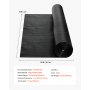 VEVOR Weed Barrier Fabric Heavy Duty, 13x115FT 3.5oz Landscape Fabric, Woven Weed Blocker Fabrics, Garden Fabrics Weeds Barrier, Weeds Control Ground Cover, Geotextile Webbing, Gardening Mat, Black