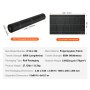 VEVOR 4 x 18.3 m Premium Heavy Duty Weed Barrier Landscape Fabric, 5OZ Woven Geotextile Fabric Under Gravel, High Permeability for Weed Blocker Weed Mat, Driveway Fabric, Weed Control Garden Cloth