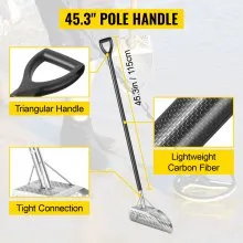 VEVOR Metal Detector Sand Scoop Detecting Hunting Scoop w/ Carbon Fiber Handle