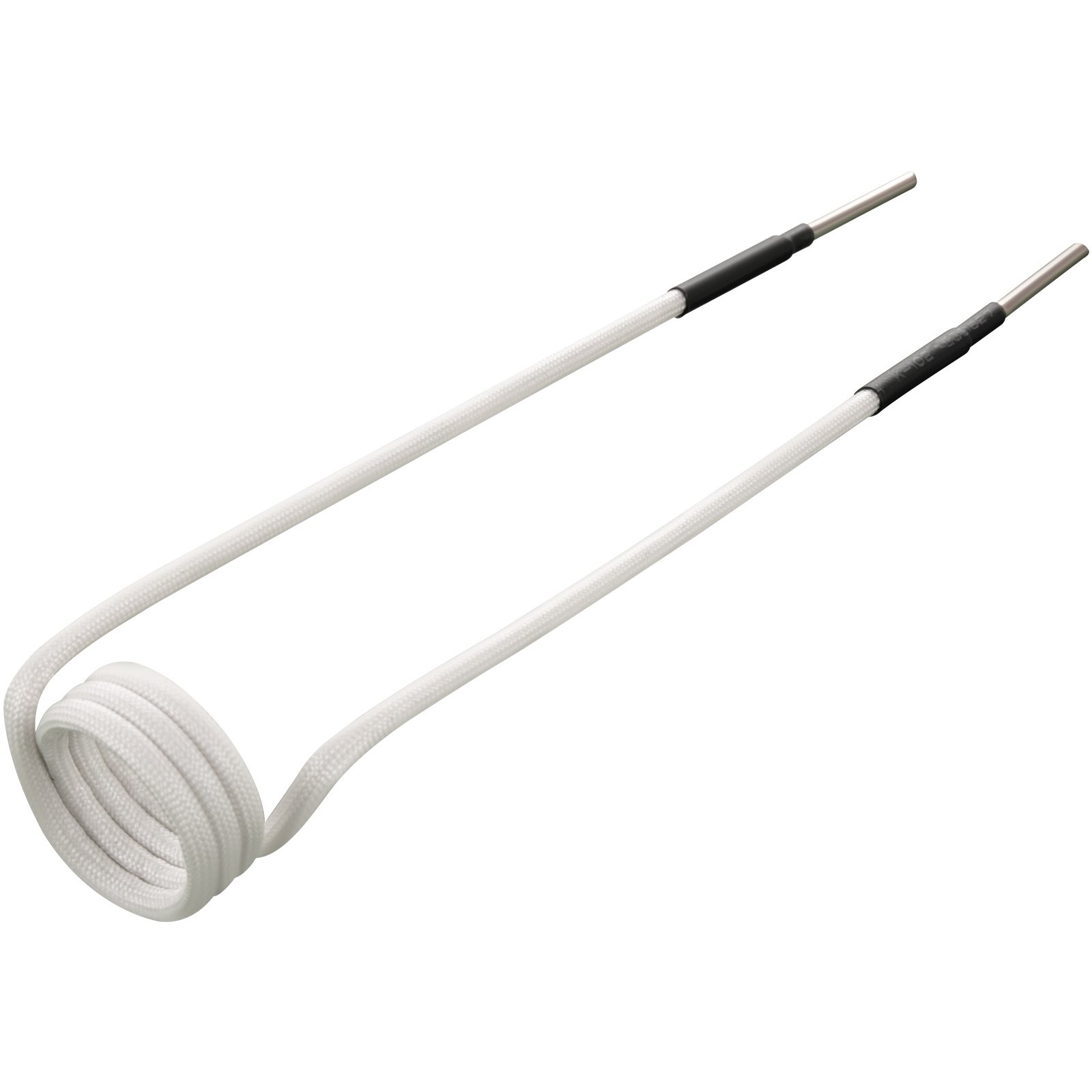 VEVOR induction heater coil kit with white cable and metal tips.