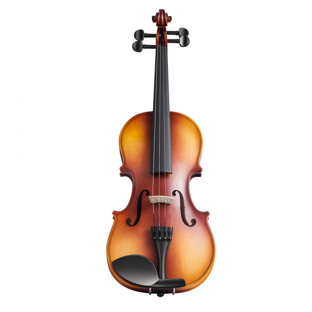 VEVOR Violin 3/4 Size for Adults, Violin Fiddle Set for Beginners with Hard Case, Rosin, Bow, Shoulder Rest, Bridge, Tuner and Extra Strings, Professional Musical Instruments for Student (Brown)
