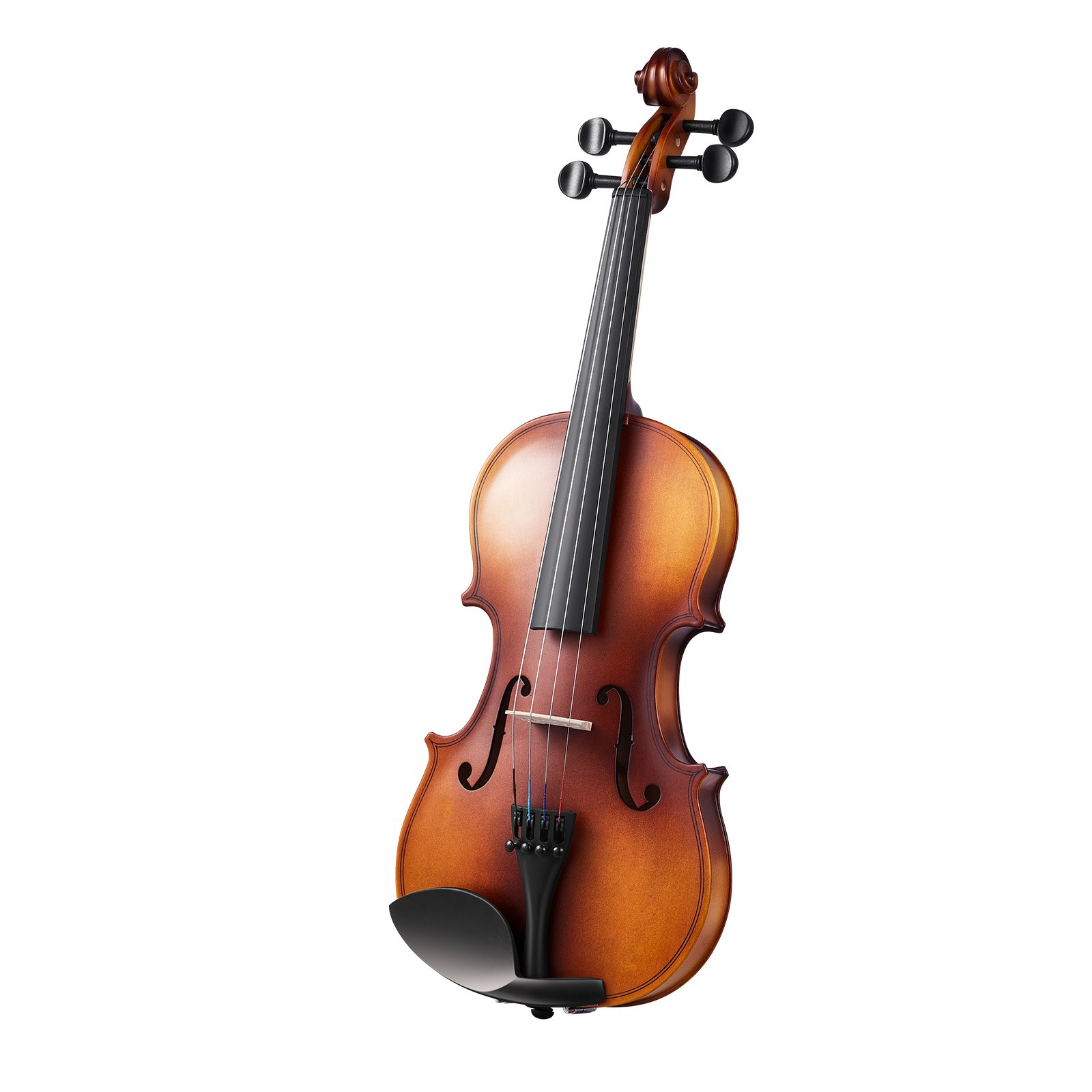 VEVOR Violin 3/4 Size for Adults, Violin Fiddle Set for Beginners with Hard Case, Rosin, Bow, Shoulder Rest, Bridge, Tuner and Extra Strings, Professional Musical Instruments for Student (Brown)