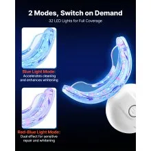 VEVOR Teeth Whitening Kit with LED Light Whitening Strips Pens and Gel Syringes