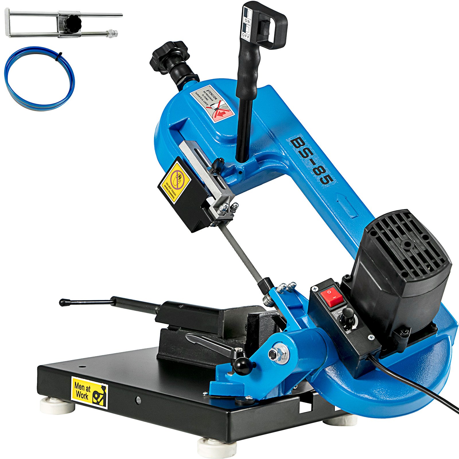 Sweiko BS-85 Electric Metal Bandsaw 1000W 85mm Variable Speed Cutting Band Saw Sweiko BS-85 Electric Metal Bandsaw 1000W 85mm Variable Speed Cutting Band Saw