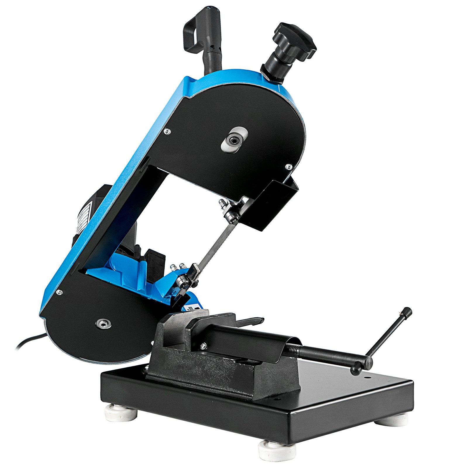 VEVOR Metal Bandsaw 1000W Vertical Metal Bandsaw 0°-45° Metal Band Saw Band Saw Metal Table Top Bandsaw Table Top Metal Band Saw for Metal for Cutting Wood Metal Glass Fiber Plastic